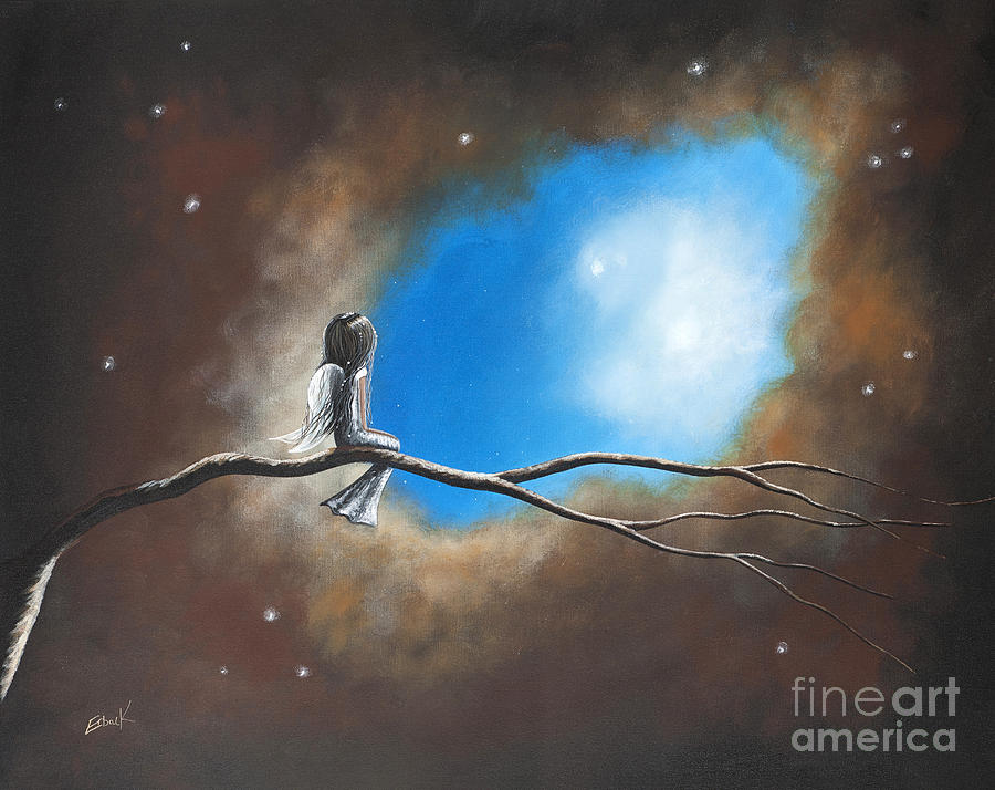 On Silent Wings by Shawna Erback Painting by Moonlight Art Parlour