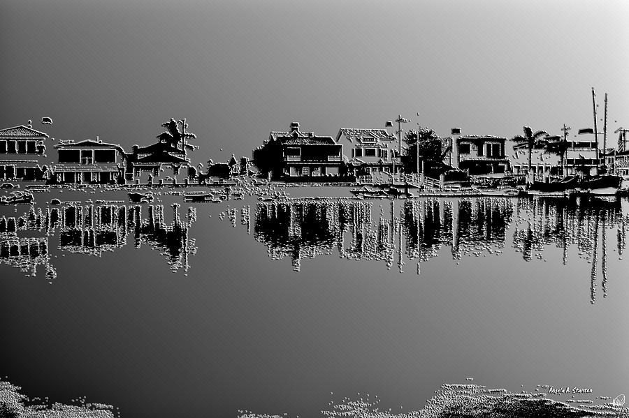 Newport Beach Photograph - On Silver Pond by Angela Stanton