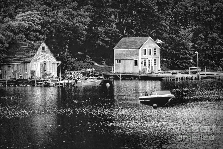 Black And White Photograph - On St Margarets Bay #2 - Nova Scotia by Nikolyn McDonald