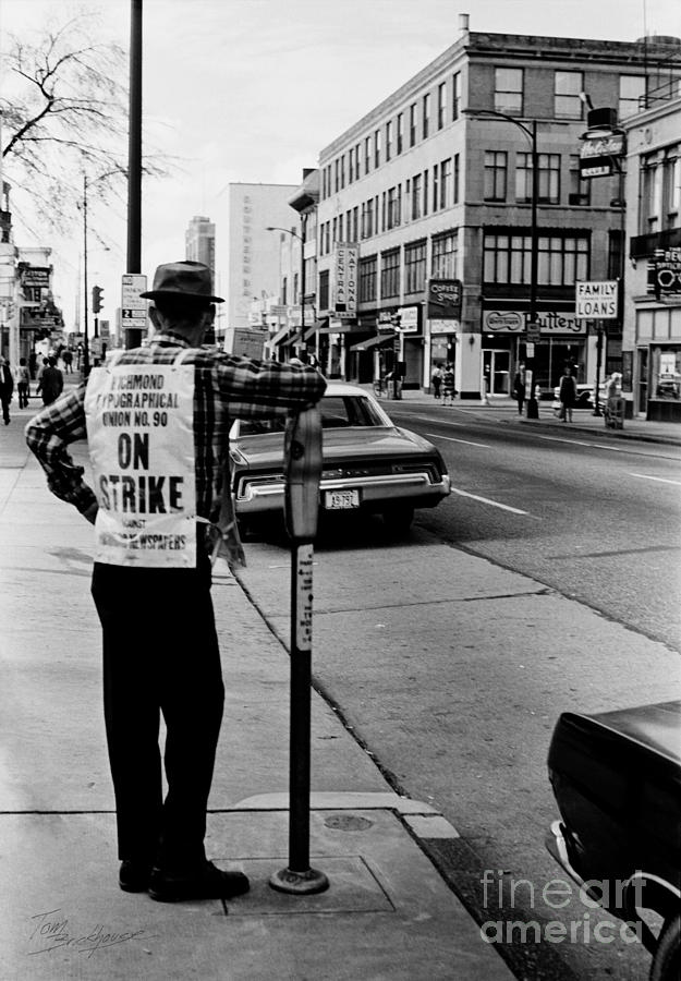 On Strike Photograph by Tom Brickhouse