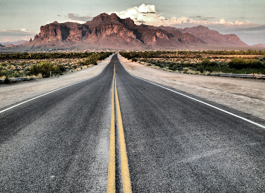 On the Arizona Road Photograph by Tam Ryan