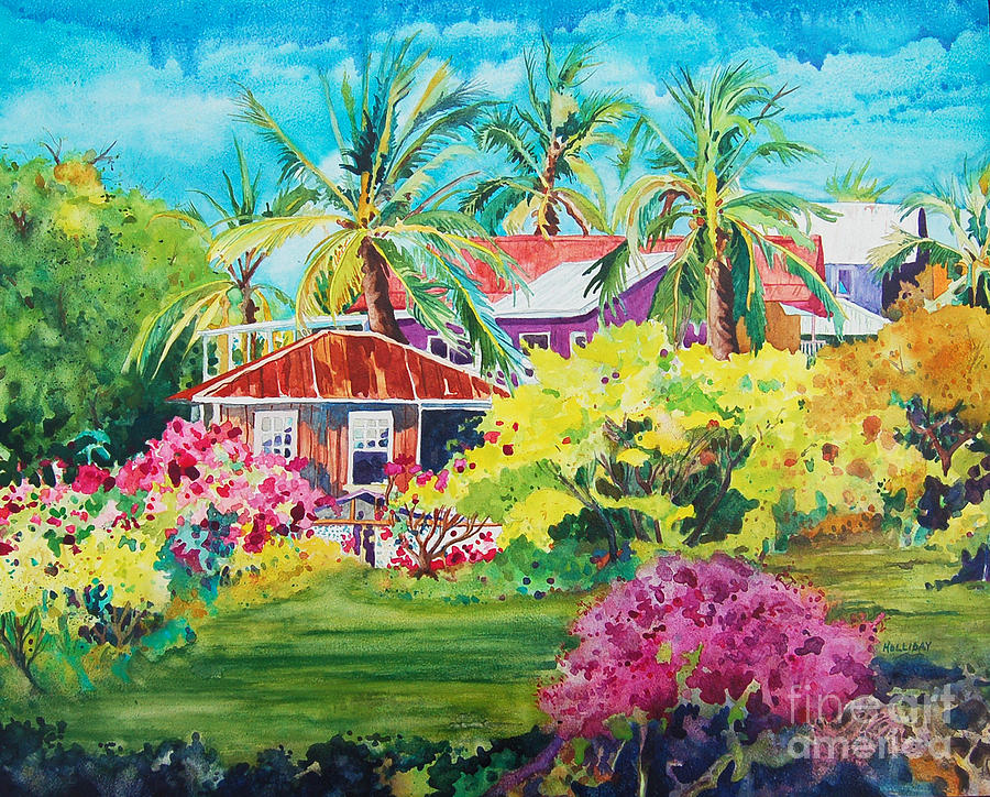On The Big Island Painting by Terry Holliday