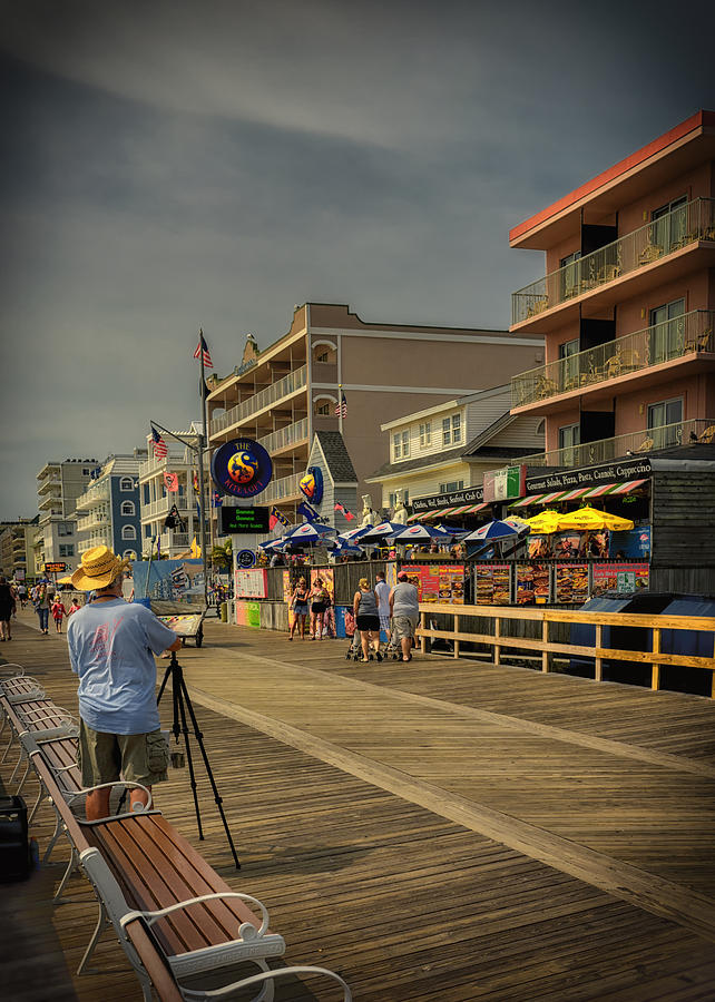 On the Boardwalk Photograph by Larry Helms - Fine Art America