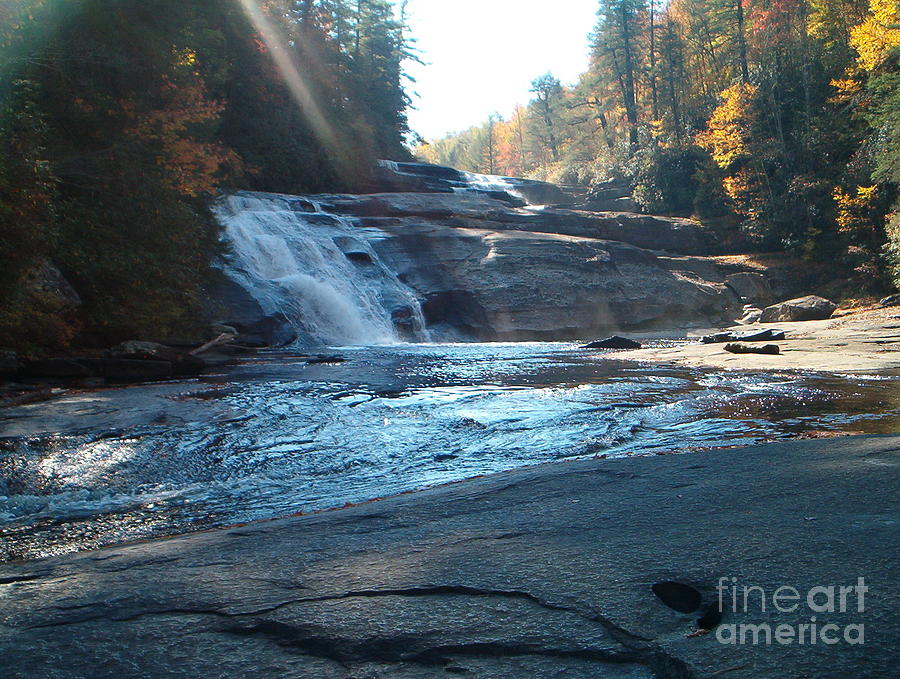 Triple Falls Photograph - On the Fall Line by Terry Hunt