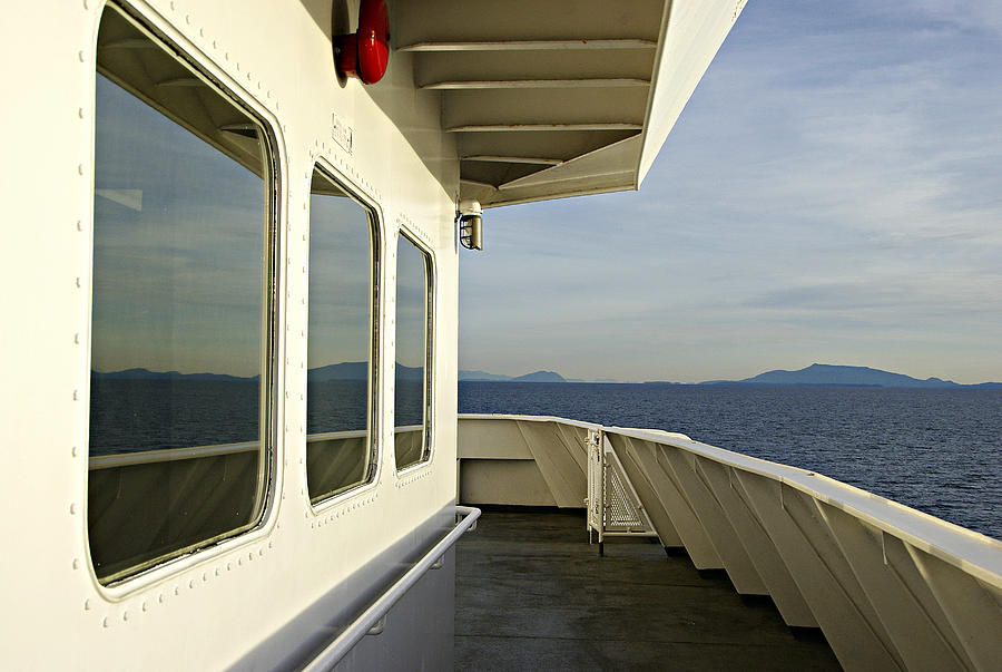 On the Ferry Photograph by Marilyn Wilson