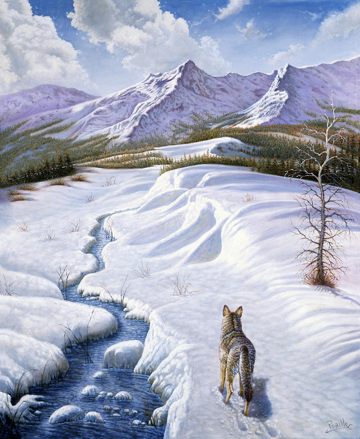Winter Painting - On the Move by Gregory Perillo