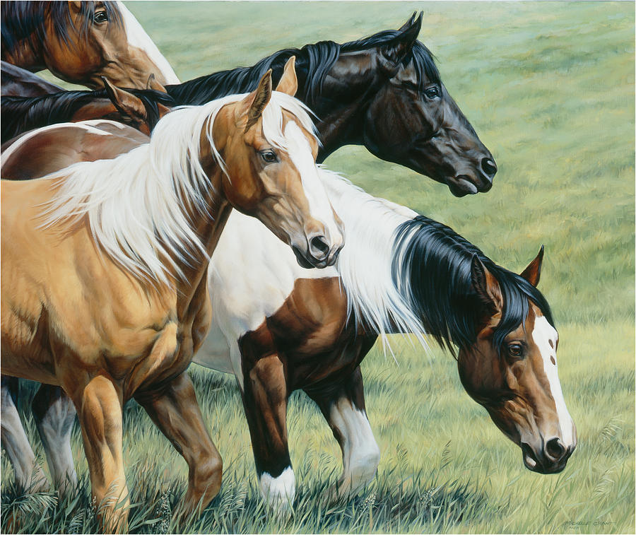 Horse Painting - On The Move by JQ Licensing
