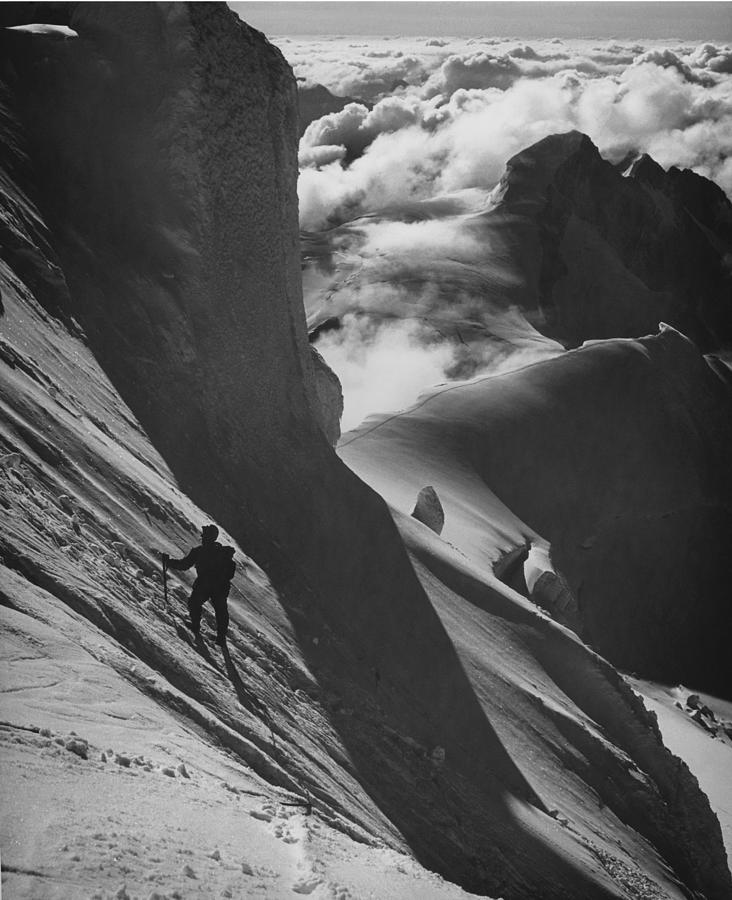 On the Mt. Robson Climb Photograph by Ed  Cooper Photography