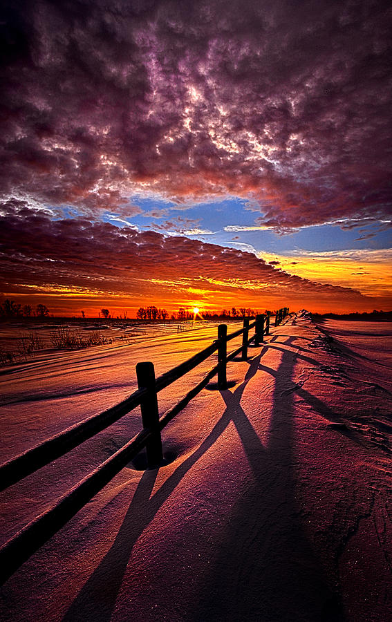 Winter Photograph - On the Other Side of Somewhere by Phil Koch