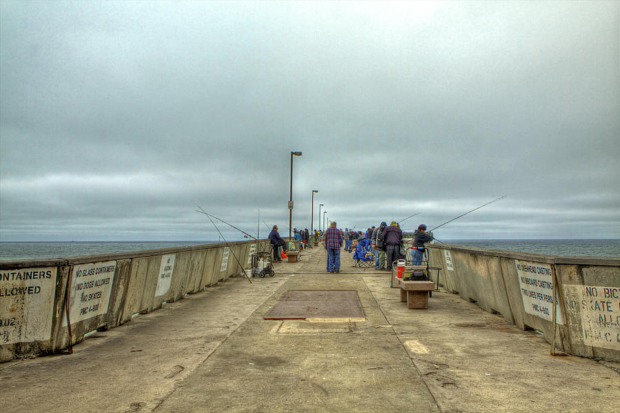 On the Pier at Pacifica Photograph by SC Heffner