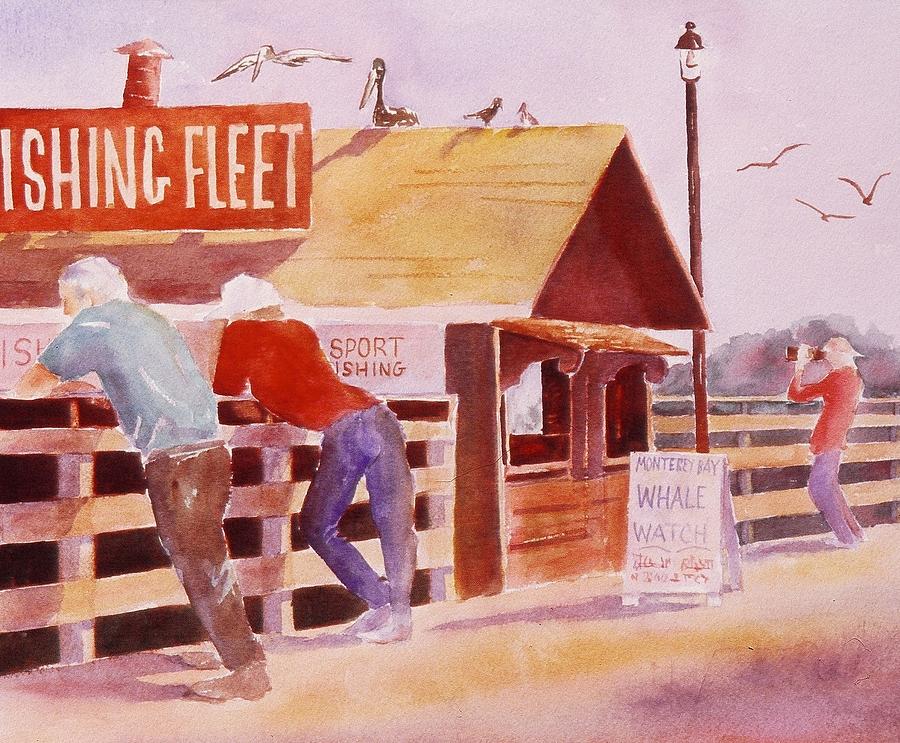 Boat Painting - On the Pier by John Svenson