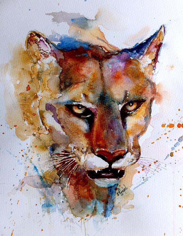 On the prowl Painting by Steven Ponsford