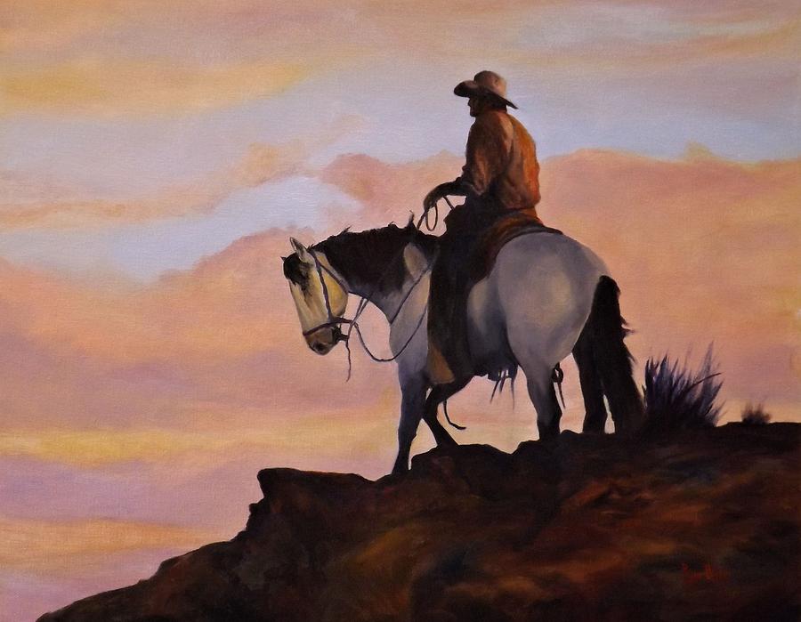 On The Ridge Painting by Barry BLAKE