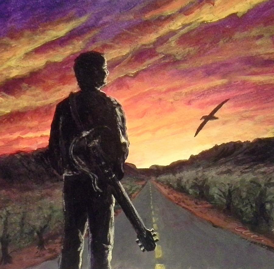 On the Road Painting by Alan Schwartz