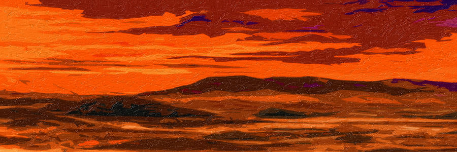 On the Road to Abiquiu Digital Art by Terry Fiala