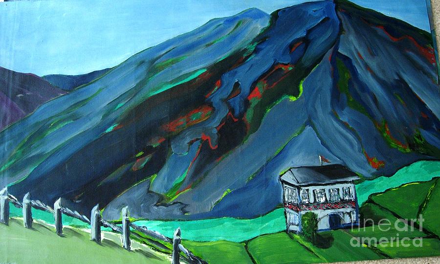 On The Road To Phunaka Painting by Duygu Kivanc