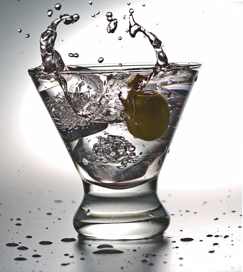 On the Rocks with Olive Splash Photograph by John Hoey