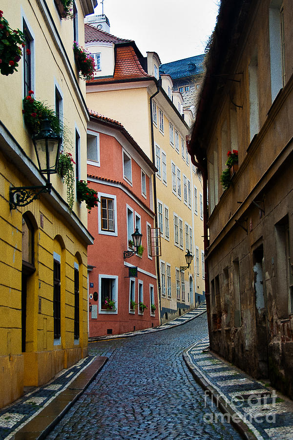 On the street of Prague Photograph by Ivy Ho