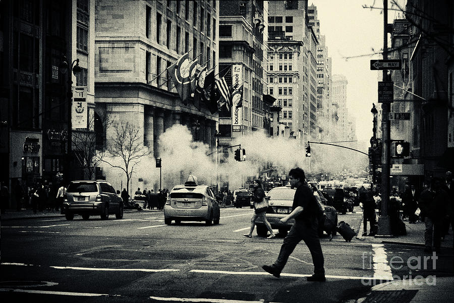 Vintage Photograph - On the Streets of New York 2 by Sabine Jacobs