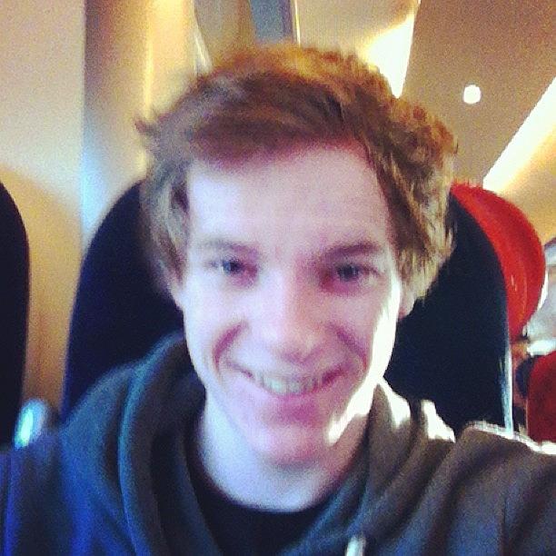 On The Train With Crazy Hair Hahaha Photograph by Liam Green