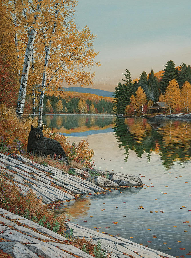 On  the Waters Edge Painting by Jake Vandenbrink