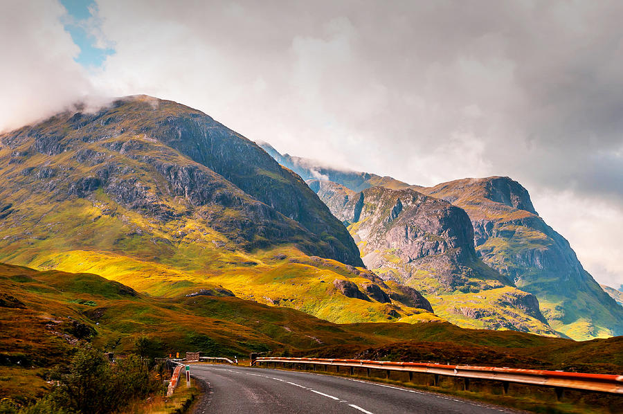 Nature Photograph - On the Way to Glencoe. Scotland by Jenny Rainbow