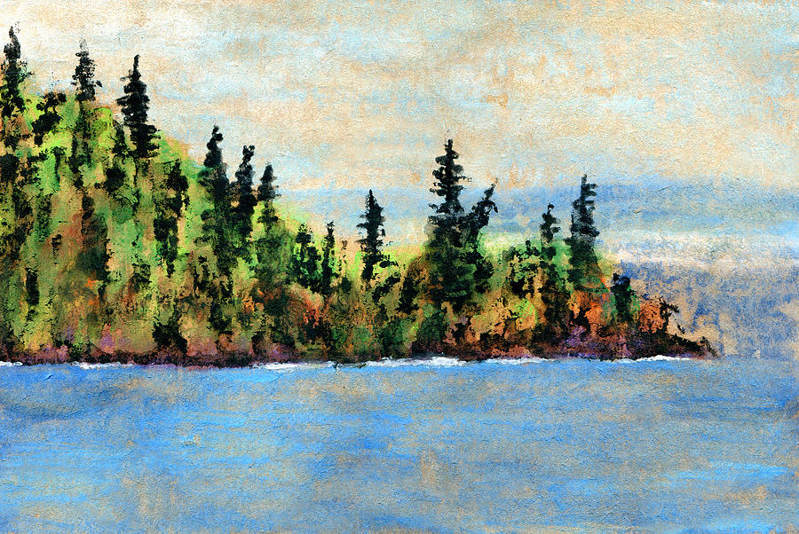 On the way to Thunder Bay Painting by R Kyllo