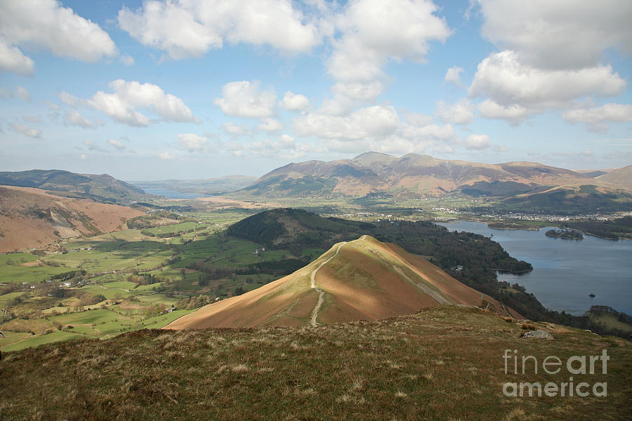On top of Catbells Photograph by John Keates