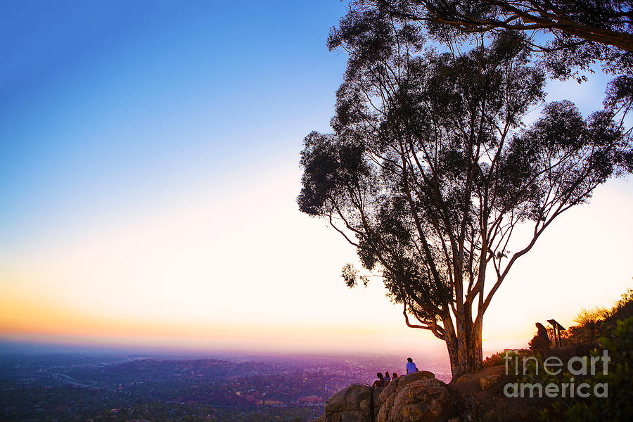 Sunset Photograph - On top of the world by Kenny  Noddin