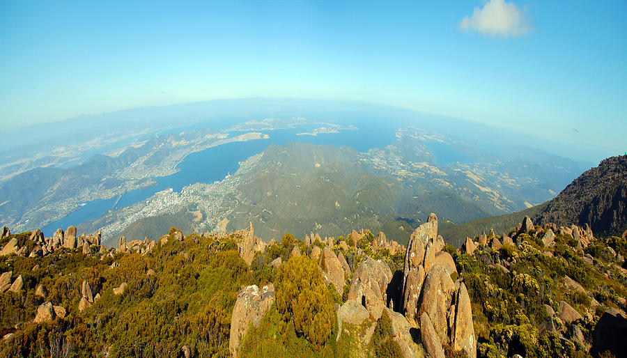 Landscape Photograph - On top of the world Tasmania by Glen Johnson