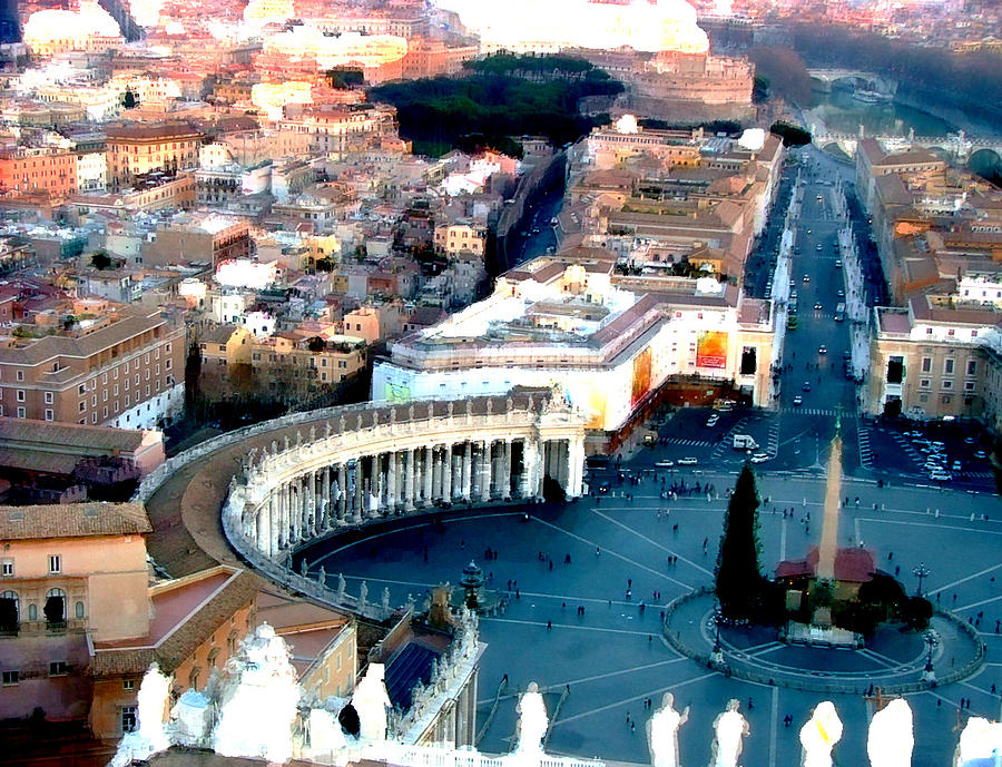 On Top of Vatican 1 Digital Art by Brian Reaves
