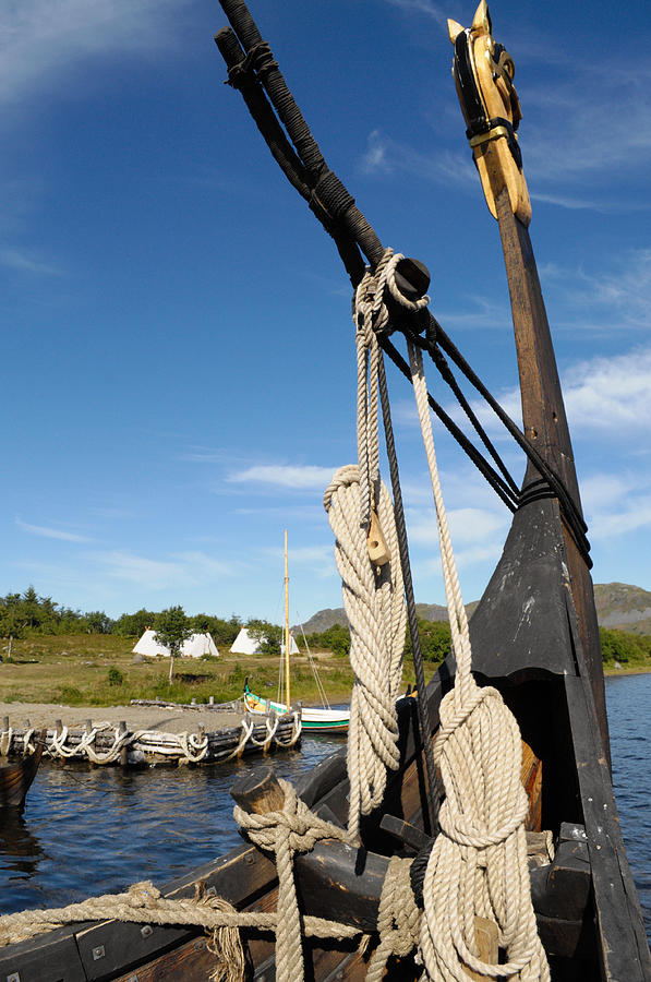 Onboard a viking ship Photograph by Ulrich Kunst And Bettina Scheidulin