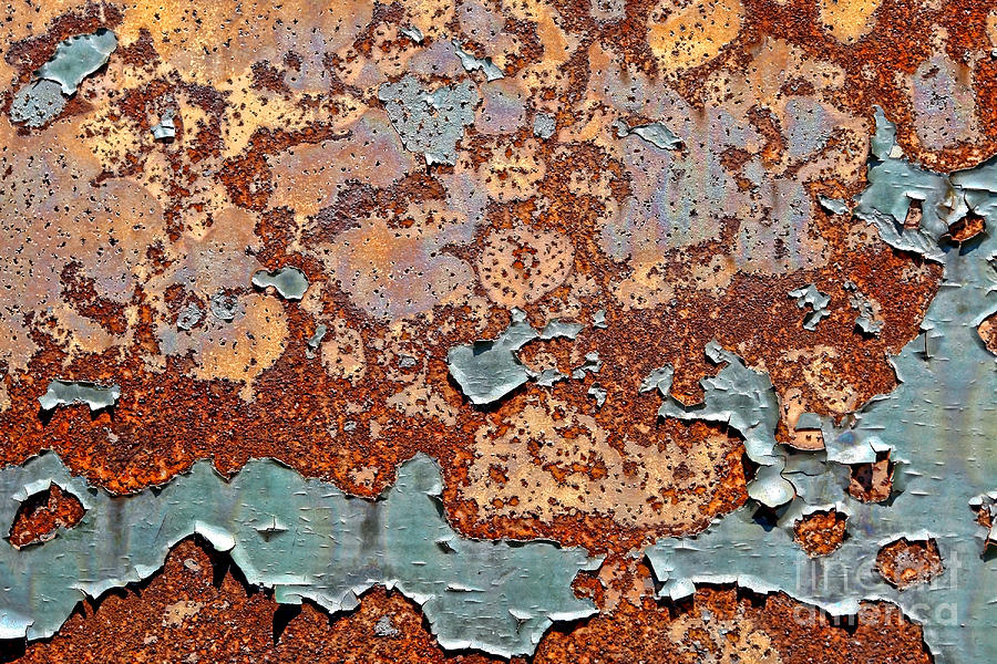 Rust Photograph - Once Painted by Olivier Le Queinec