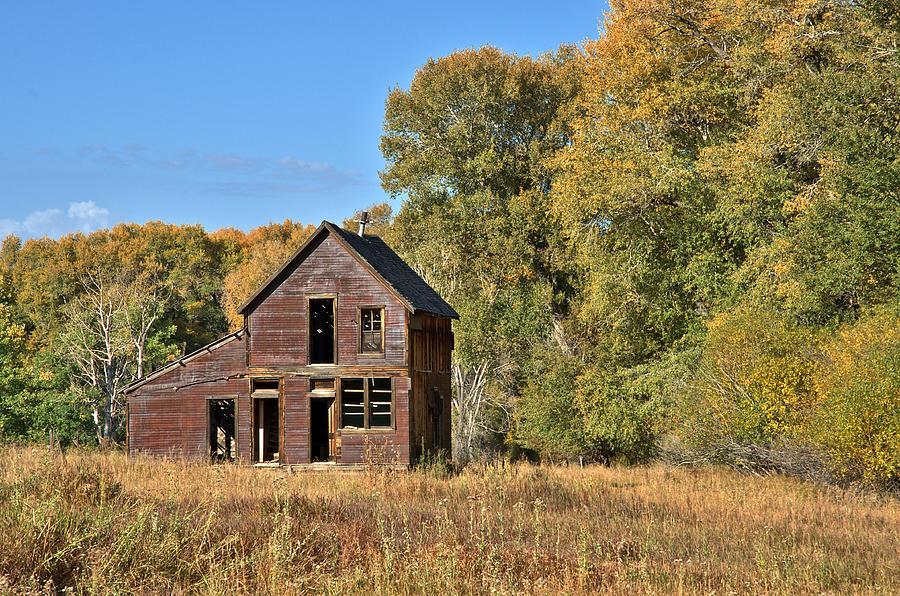Once Upon A Home Autumn Photograph by Eric Rundle