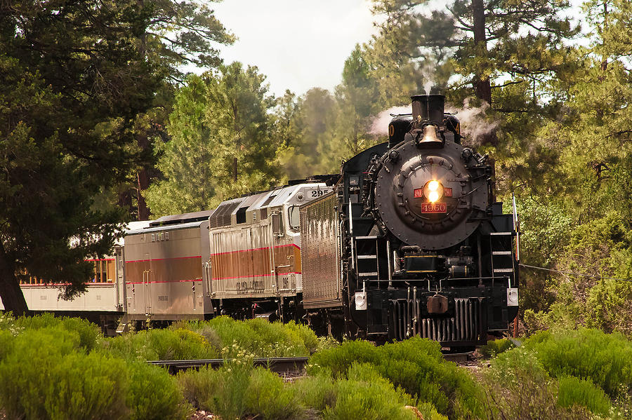 Oncoming Train Photograph by Kathleen McGinley