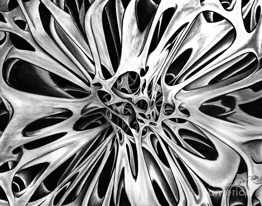 One Drawing - One Big Mistake 4 by Peter Piatt One Drawing - One Big Mistake 4 by Peter Piatt