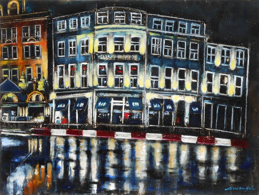 One dark Night Painting by Susan Goh