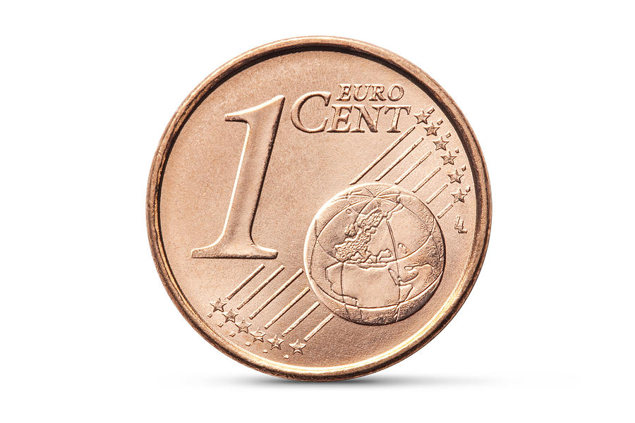One euro cent coin Photograph by Malerapaso