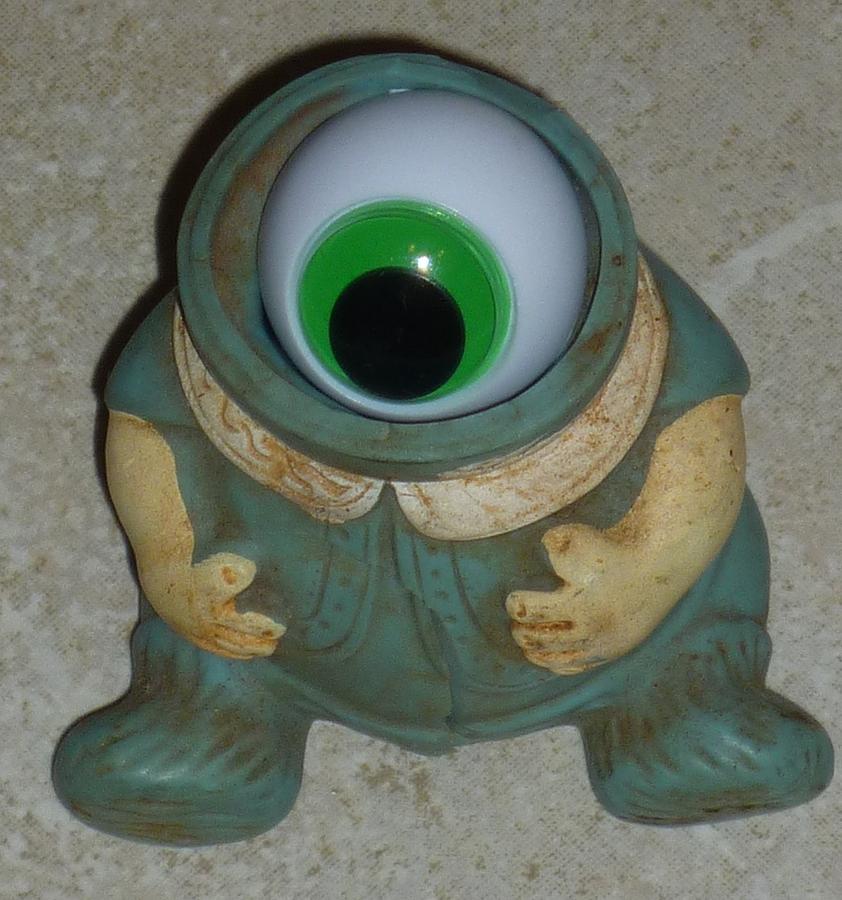 Cyclops Doll Mixed Media by Douglas Fromm