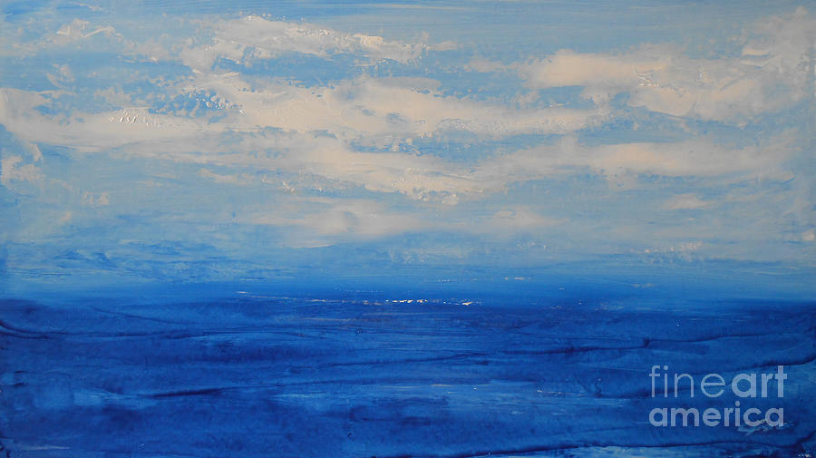Seascape Painting - One Fine Day 2 by Jane See