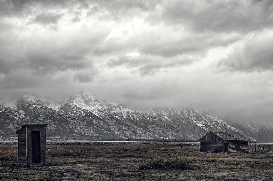 Mountain Photograph - One Hundred Feet to the Out House by Paul W Sharpe Aka Wizard of Wonders