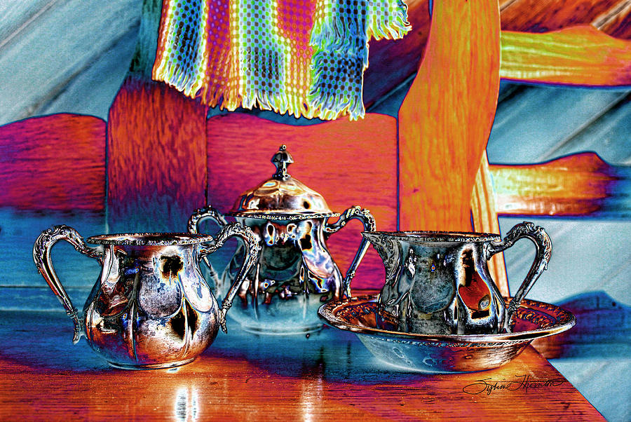 One Lump or Two? Colored Photograph by Sylvia Thornton