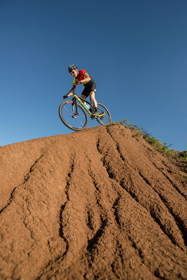 One Man Mountain Biking In Tulancingo Photograph by Marcos Ferro One Man Mountain Biking In Tulancingo Photograph by Marcos Ferro