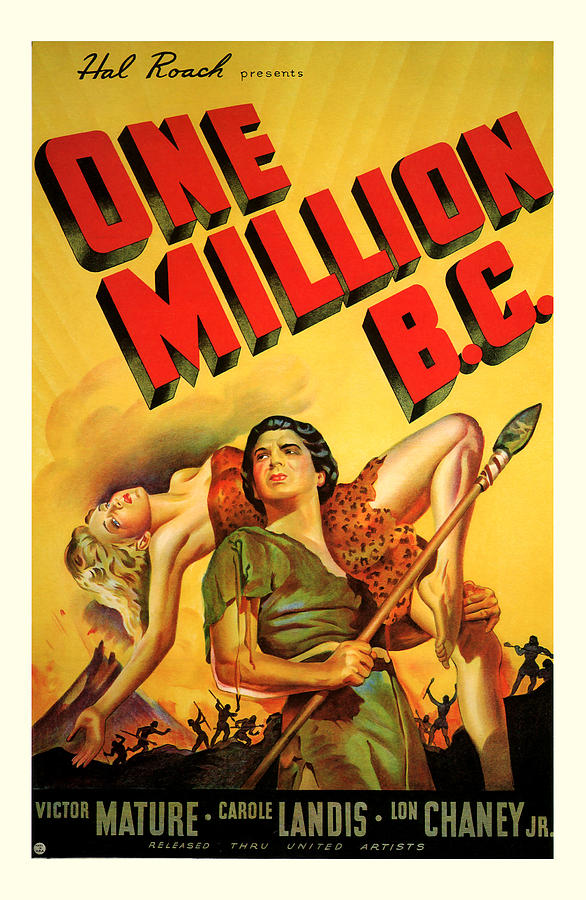 One Million BC 1940 Mixed Media By Presented By American Classic Art ...