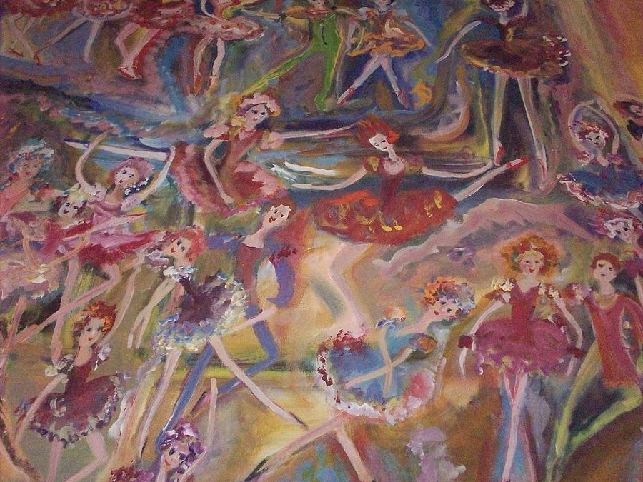 Ballet Painting - One night only by Judith Desrosiers