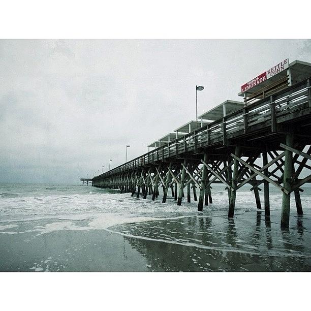 One Of The Myrtle Beach Piers Photograph by Becky Avery