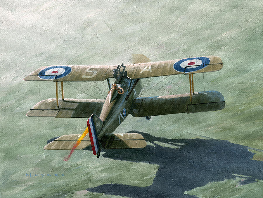 Airport Painting - One of The Yanks by Wade Meyers