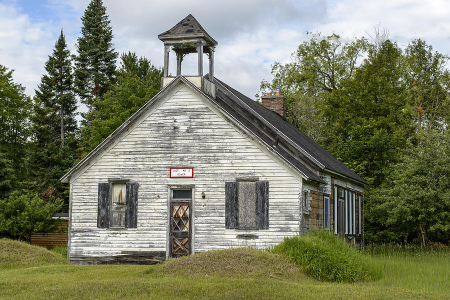 One Room Michigan School House Photograph By Howard Hackney