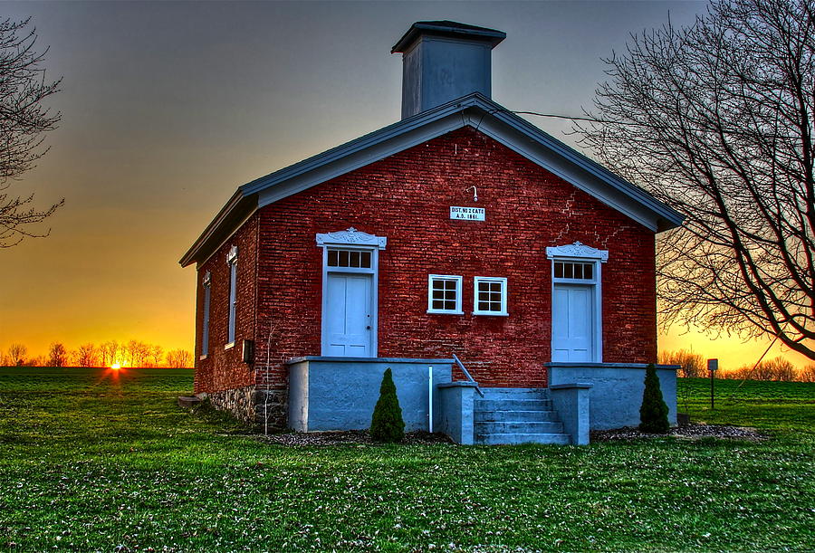 One Room School House Photograph by Steve Ratliff