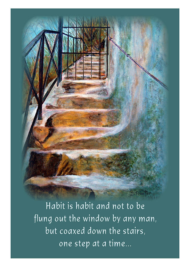 One Step At A Time Painting by Donna Proctor